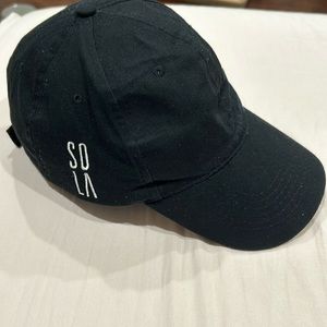 SOLA Black Adjustable Cap